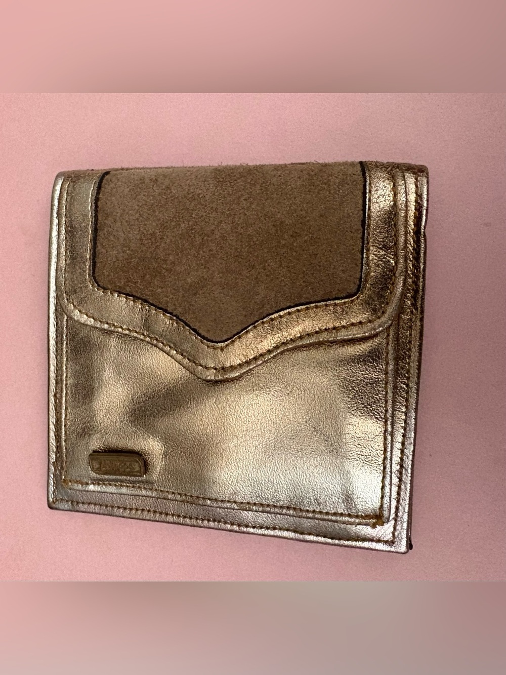 Phillipe Metallic and suede  Men’s Leather Wallet
